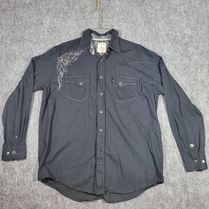 ROUGH STOCK PANHANDLE SUIM  LONG SLEEVE SHIRT 100% COTTON SIZE LARGE